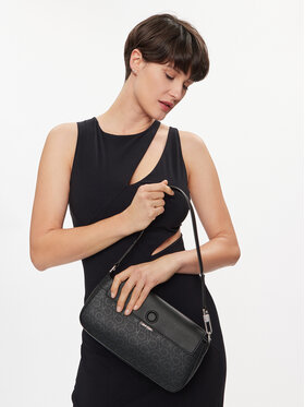 Calvin Klein Ročna Torba Business Shoulder Bag_Epi Mono K60K611888 Črna