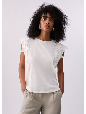 Liu Jo Liu Jo Top WA6311J388510701 Biały Regular Fit