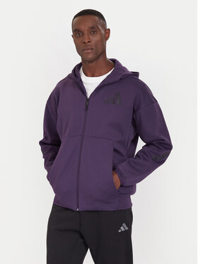adidas adidas Majica dugih rukava Z.N.E. KB7124 Ljubičasta Regular Fit