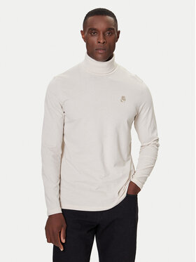 KARL LAGERFELD KARL LAGERFELD Golf 755023 554226 Beżowy Regular Fit