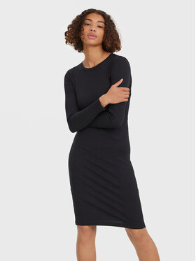 Vero Moda Vero Moda Sukienka codzienna Lavender 10270478 Czarny Regular Fit