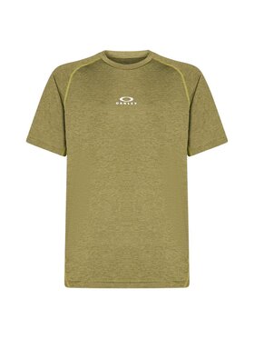 Oakley Oakley T-Shirt FOA403038 Zielony Regular Fit