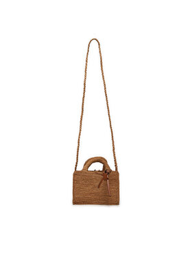 Manebi Torbica Handcrafted Raffia Sunset Bag Mini V 2.2 CO Bež