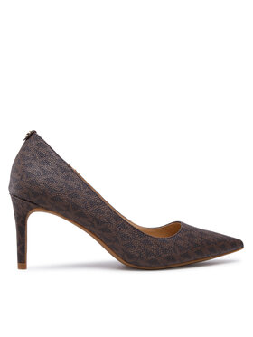 MICHAEL Michael Kors MICHAEL Michael Kors Pantofi cu toc subțire Alina Flex Pump 40F2HNMP1B Maro