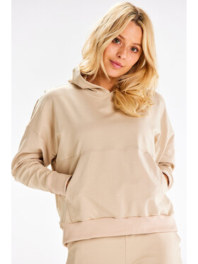 Infinite You Infinite You Bluza M318 Beżowy Basic Fit