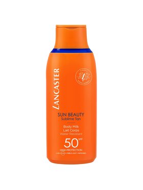 Lancaster Lancaster Lancaster Sun Beauty Body Milk SPF50 mleczko do opalania 175ml Emulsja do opalania