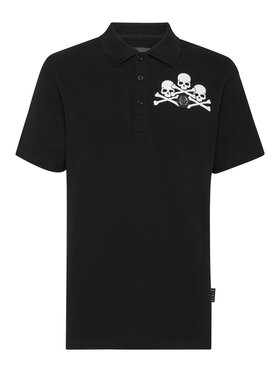 PHILIPP PLEIN PHILIPP PLEIN Polokošile 245 Černá Slim Fit
