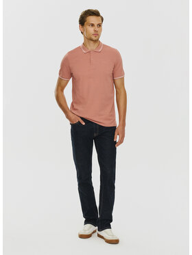 Pako Lorente Pako Lorente Polo P24SF-TX-004 Różowy Classic Fit