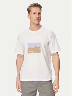Jack & Jones Jack & Jones T-Shirt Montauk Photo 12290890 Bílá Regular Fit