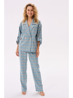 blue shadow blue shadow Marynarka Bella BS Niebieski Standard Fit