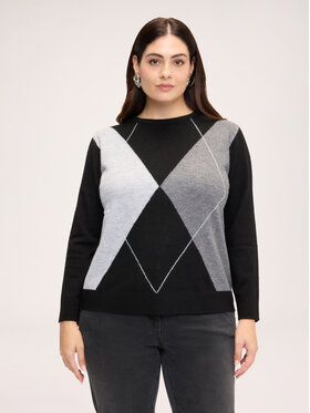 Fiorella Rubino Fiorella Rubino Sweter M455L008722N0Z3 Szary Regular Fit