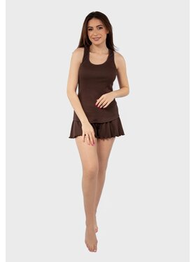 DKaren Sport DKaren Sport Dres DK-K-P1 Brązowy Classic Fit