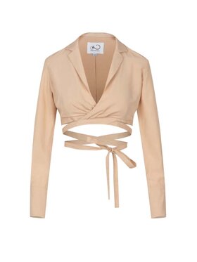 Sandra Stachura Luxury Design Sandra Stachura Luxury Design Koszula koszula Beżowy Shirt Fit