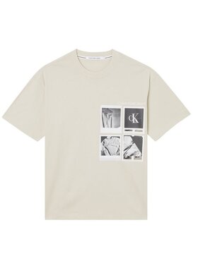 Calvin Klein Jeans Calvin Klein Jeans T-Shirt J30J321780 ACF Écru Regular Fit