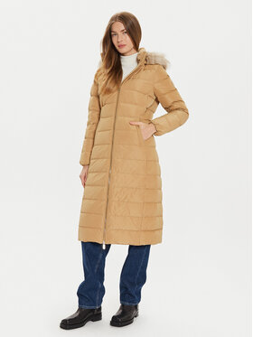 Tommy Hilfiger Tommy Hilfiger Vatovaná bunda Heritage WW0WW43601 Béžová Regular Fit