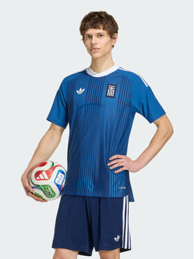 adidas adidas Koszulka techniczna 167724 Niebieski jasny Slim Fit
