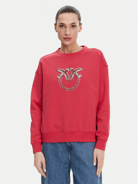 PINKO PINKO Felpa Nelly 100534 A2G8 Rosso Regular Fit