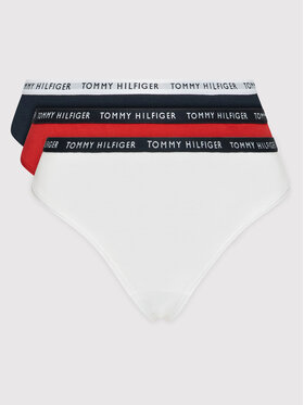 Tommy Hilfiger Tommy Hilfiger Σετ 3 τεμάχια στρίνγκ UW0UW02829 Έγχρωμο