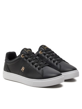 Tommy Hilfiger Tenisice Elevated Essent Sneaker Monogram FW0FW07999 Crna