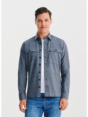 Pako Lorente Pako Lorente Koszula P25WF-1X-006 Granatowy Classic Fit