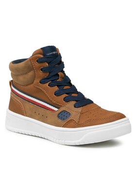 Tommy Hilfiger Tommy Hilfiger Sneakersy T3X9-33113-1355582 M Brązowy