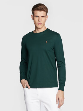 Polo Ralph Lauren Polo Ralph Lauren Тениска с дълъг ръкав 710760121017 Зелен Slim Fit