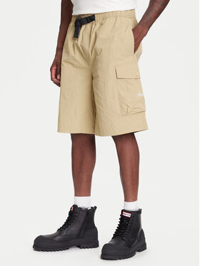 Robe di Kappa Robe di Kappa Pantaloncini di tessuto Giovani 67124BW Beige Regular Fit