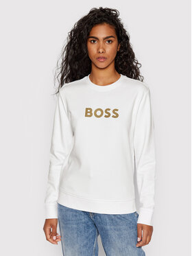 Boss Boss Bluză 50468357 Alb Regular Fit
