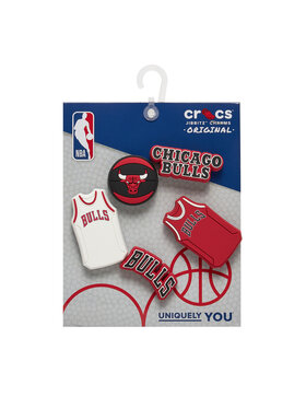 Crocs Crocs Accesorii pentru pantofi Jibbitz Nba Chicago Bulls 5pck 10011280 Colorat