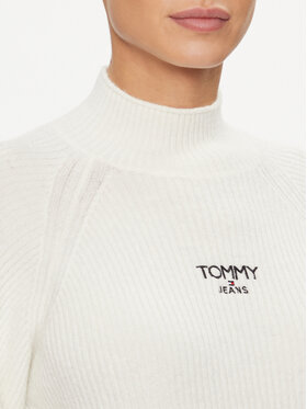 Tommy Jeans Dolčevita Lofty DW0DW16524 Écru Relaxed Fit