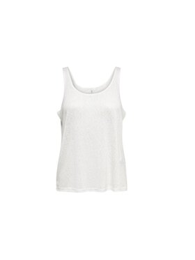 ONLY ONLY Top Canotta onlfrida tank top Bianco Regular Fit