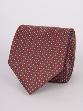 LARS LARS Krawat P3222 Bordowy
