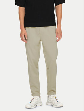 Only & Sons Only & Sons Kalhoty z materiálu Linus 22029924 Béžová Tapered Fit