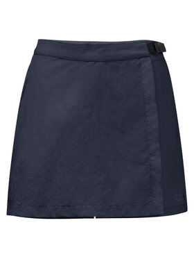 Jack Wolfskin Jack Wolfskin Spódnica mini Lightsome Skort W Granatowy Regular Fit