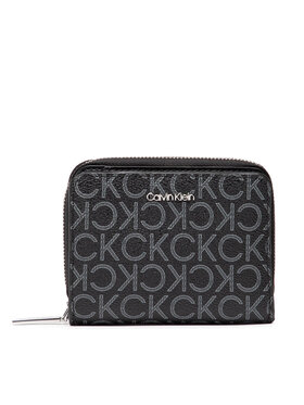 Calvin Klein Calvin Klein Kis női pénztárca Ck Must Z/A Wllt W/Flap Md Mono K60K608910 Fekete