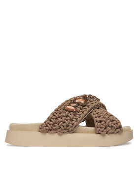 Inuikii Inuikii Şlapi Woven Stones 1004.003.0073 Bej deschis