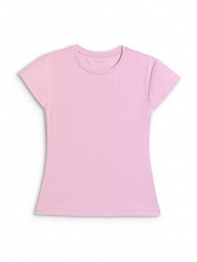 4F 4F T-Shirt COMMERCIAL Różowy jasny Slim Fit