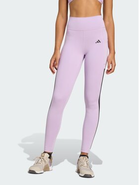 adidas adidas Legginsy Optime Fioletowy Fitted Fit