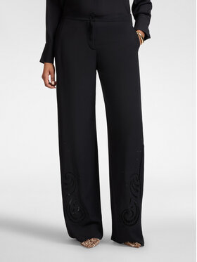 Elena Mirò Elena Mirò Pantaloni di tessuto P183P000416N033 Nero Regular Fit