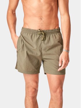 TeeShoppen TeeShoppen Szorty kąpielowe 'Basic Collection' Khaki Regular Fit