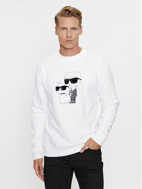 KARL LAGERFELD KARL LAGERFELD Sweatshirt 705063 534940 Blanc Regular Fit