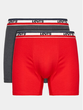 Levi's® Levi's® Komplet 2 par bokserek 37149-0817 Czerwony