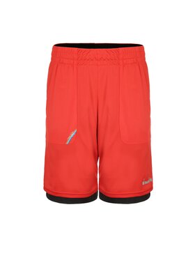 Diadora Diadora Szorty sportowe BERMUDA REVERSIBLE BE ONE Czerwony Basic Fit