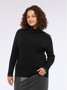 Fiorella Rubino Fiorella Rubino Sweter M248L008183N033 Czarny Regular Fit