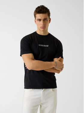 Guess Jeans Guess Jeans T-Shirt M6GIZ3 KE942 Czarny Regular Fit