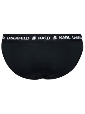 KARL LAGERFELD Set Od 2 Para Klasičnih Gaćica Logo Set 211W2127 Crna