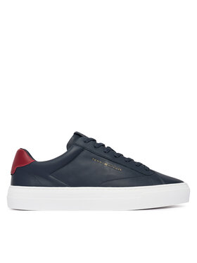Tommy Hilfiger Tommy Hilfiger Sneakersy Premium Dress Cupsole Lth FM0FM05572 Tmavomodrá