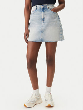 Tommy Jeans Tommy Jeans Džínsová sukňa DW0DW22716 Modrá Mom Fit