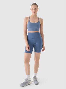 4F 4F Legíny 4FWAW24TFSTF012-32S Tmavomodrá Slim Leg