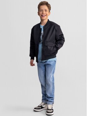 minoti minoti Kurtka przejściowa 29COAT253 Czarny Regular Fit